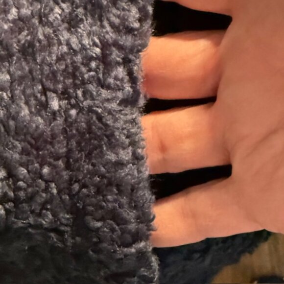 Pendleton Navy Blue Fuzzy Sherpa Zip Jacket, Size Small - Picture 4 of 9